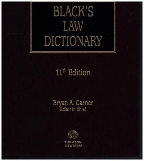 The title of this book is Blacks Law Dictionary, 11th Edition and it was written by Bryan A. . Blacks law 11th edition